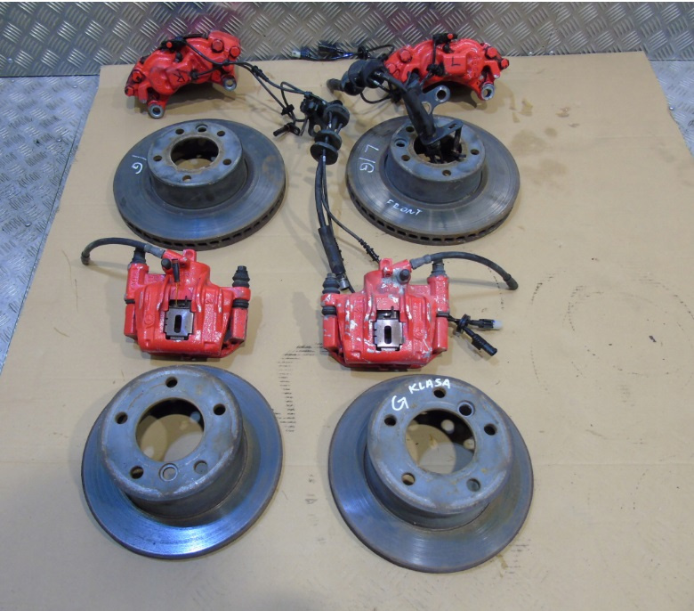 Set discuri frana cu etrier fata +spate MERCEDES G