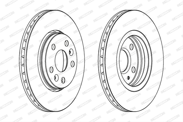 Set Discuri Frana Ferodo Renault DDF1733
