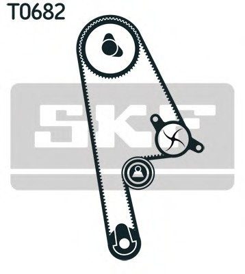 Set distributie cu pompa apa # Honda Civic 1995 1996 1997 1998 1999 2000 2001 # VKMC 93005-2 # SKF