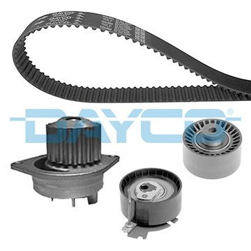 Set distributie cu pompa apa # Peugeot 307 2006 20