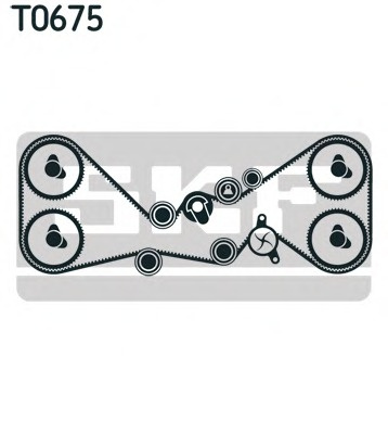 Set distributie cu pompa apa # VKMC 98115-4 # SKF