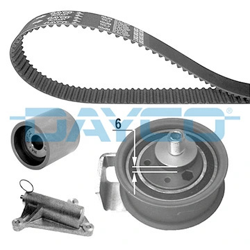 Set distributie curea Dayco AUDI A6 C5 Avant (4B5, 4B6) 1997-2005 - KTB405