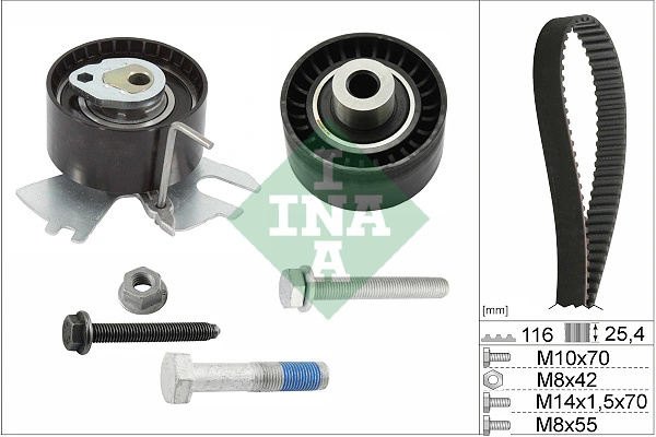 Set distributie curea INA 530 0558 10