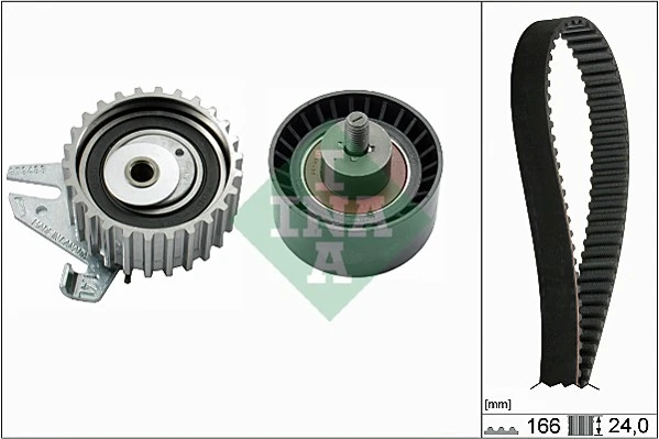 Set distributie curea INA FIAT BARCHETTA (183_) 1995-2005 - 530 0226 10
