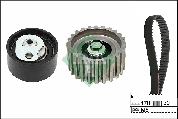 Set distributie curea INA FIAT DUCATO caroserie (244_) 2001-2018 - 530 0232 10