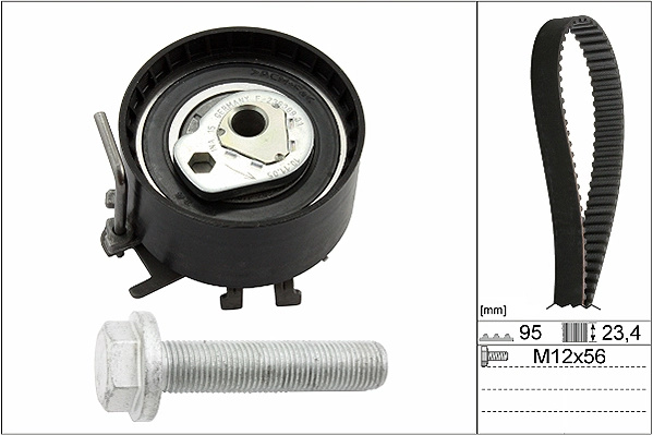 Set distributie curea INA NISSAN KUBISTAR caroserie (X76) 2006-2011 - 530 0195 10