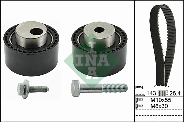Set distributie curea INA PEUGEOT BOXER platou / sasiu (244) 2001-2006 - 530 0368 10