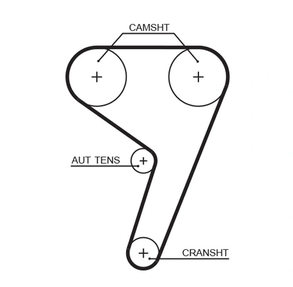 Set distributie curea si pompa apa Gates FORD FOCUS I caroserie inchisa/combi (DNW) 1999-2005 - KP25433XS-1