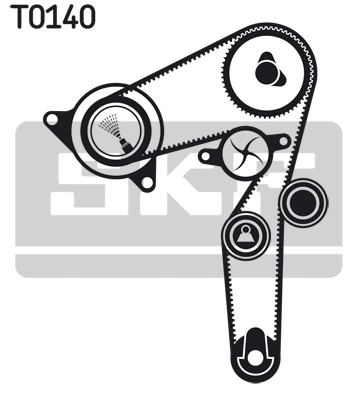 Set distributie curea si pompa apa SKF OPEL SIGNUM hatchback (Z03) 2004-2008 - VKMC 05194