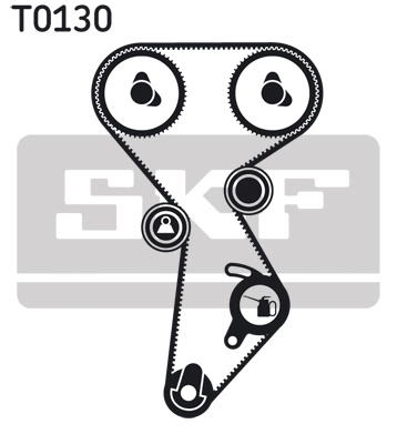 Set distributie curea SKF FIAT DOBLO microbus (119_, 223_) 2001-2009 - VKMA 02242