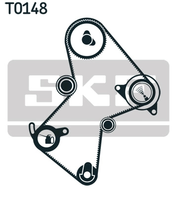 Set distributie curea SKF RENAULT MEGANE I (BA0/1_