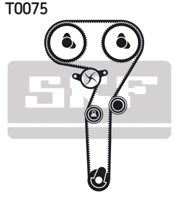 Set distributie curea SKF VAUXHALL ZAFIRA Mk III (P12) 2012-2018 - VKMA 05124