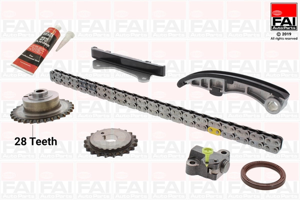 Set distributie lant deasupra FAI AutoParts NISSAN PICK UP (D22) 2001-2005 - TCK43L