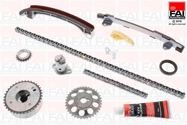 Set distributie lant partea de jos FAI AutoParts TOYOTA AURIS (_E15_) 2006-2012 - TCK83VVT