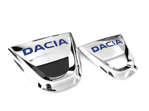 Set Embleme Fata / Spate Oe Dacia Logan 1 2008-2012 Facelift 628900768R