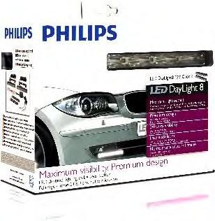 Set faruri de zi BMW 3 Compact (E36), BMW 3 limuzina (E36), BMW 3 cupe (E36) - PHILIPS 12824WLEDX1