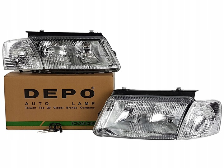 Set Faruri + Semnalizari Dreapta + Stanga Am Volkswagen Passat B5 1996-2001 3B0941018K+3B0941017K+3B0953042C+3B0953041C