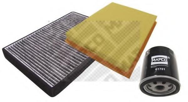 Set filtre OPEL ASTRA G hatchback (F48_, F08_), OPEL ASTRA G combi (F35_), OPEL ASTRA G limuzina (F69_) - MAPCO 68714