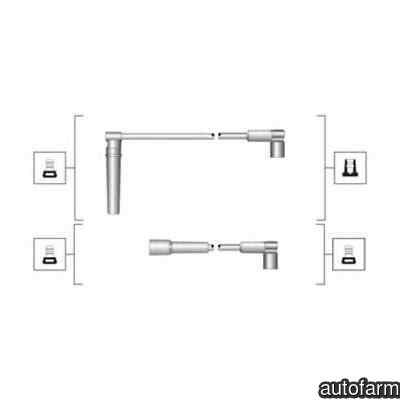 Set fise bujii DAEWOO ESPERO KLEJ MAGNETI MARELLI 941319170044