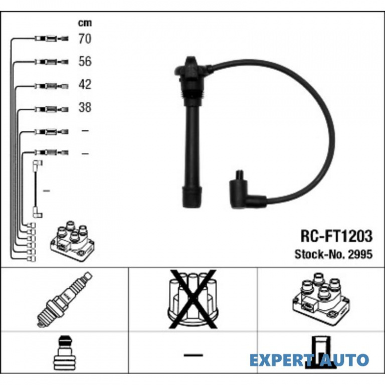 Set fise bujii Fiat MAREA Weekend (185) 1996-2007 #2 0300891201