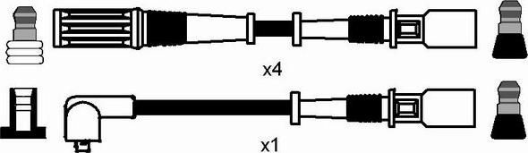Set fise bujii FIAT TIPO (160_), Hatchback, 07.1987 - 10.1997 NGK 8523