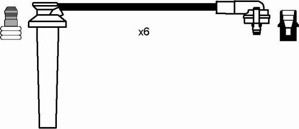 Set fise bujii FORD COUGAR (EC_), Compartiment, 08
