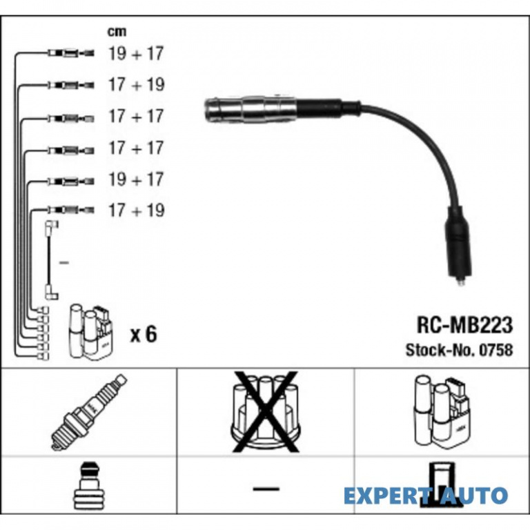 Set fise bujii Mercedes C-CLASS T-Model (S203) 2001-2007 #2 0300891442