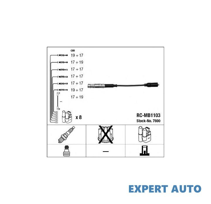 Set fise bujii Mercedes SL (R230) 2001-2012 #2 0300891488