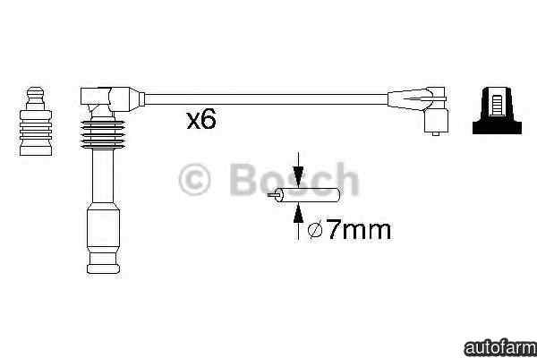 Set fise bujii OPEL OMEGA B 25 26 27 BOSCH 0 986 3