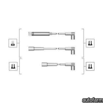 Set fise bujii OPEL REKORD E 17-19 11 14 16 MAGNETI MARELLI 941319170072