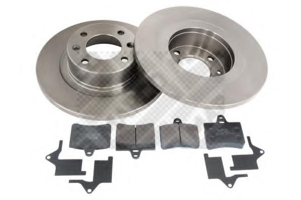 Set frana, frana disc Citroen C5 I (DC_), Citroen C5 I Estate (DE_), Citroen C5 II (RC_) - MAPCO 47166