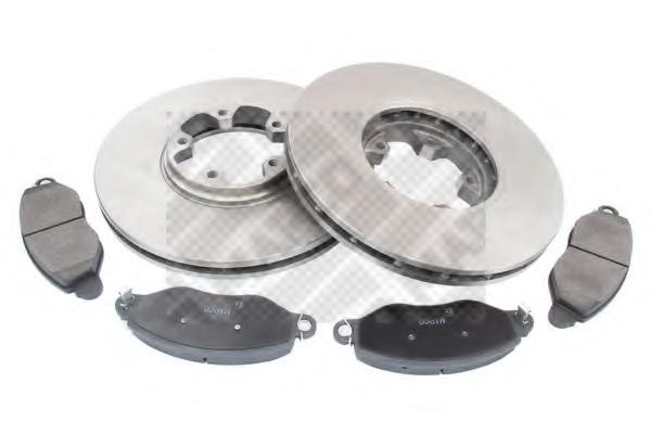 Set frana, frana disc FORD TRANSIT bus (FD_ _, FB_ _, FS_ _, FZ_ _, FC_ _), FORD TRANSIT Van (FA_ _), FORD TRANSIT platou / sasiu (FM_ _, FN_ _) - MAP