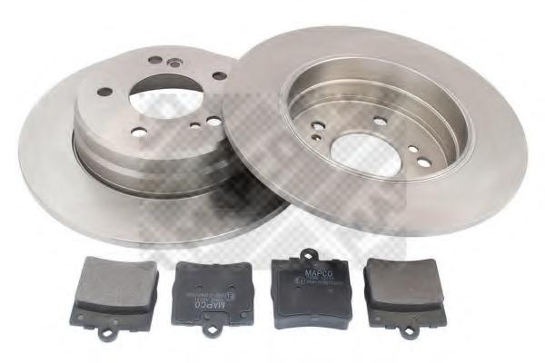 Set frana, frana disc MERCEDES-BENZ C-CLASS limuzina (W202), MERCEDES-BENZ E-CLASS limuzina (W210), MERCEDES-BENZ C-CLASS Break (S202) - MAPCO 47806