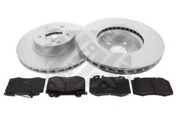 Set frana, frana disc MERCEDES-BENZ E-CLASS limuzina (W211), MERCEDES-BENZ E-CLASS T-Model (S211), MERCEDES-BENZ CLS (C219) - MAPCO 47812HPS