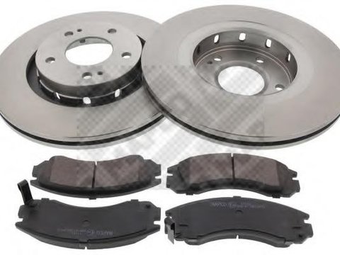 Set frana, frana disc MITSUBISHI AIRTREK I (CU_W), Citroen C-CROSSER (EP_), PEUGEOT 4007 (GP_) - MAPCO 47538