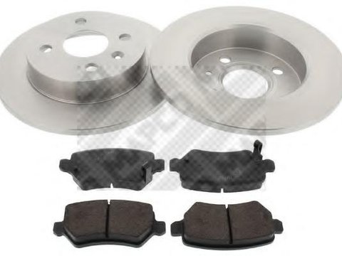 Set frana, frana disc OPEL ASTRA G hatchback (F48_, F08_), OPEL ASTRA G combi (F35_), OPEL ASTRA G limuzina (F69_) - MAPCO 47691