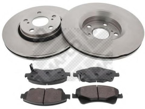 Set frana, frana disc TOYOTA BLADE (NRE15_, ZZE15_, ADE15_, ZRE15_, NDE15_), TOYOTA ALTIS limuzina (E15_), TOYOTA AVENSIS limuzina (ZRT27, ADT27) - MA