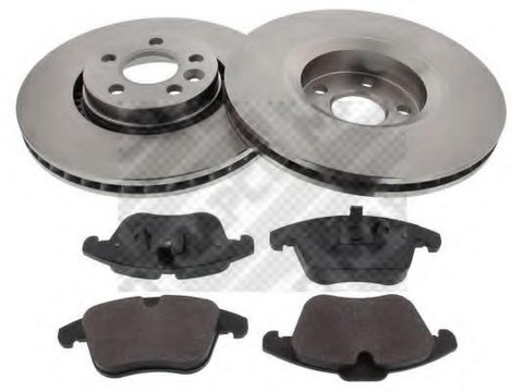 Set frana, frana disc VOLVO S80 II limuzina (AS), FORD S-MAX (WA6), LAND ROVER LR2 (FA_) - MAPCO 47686