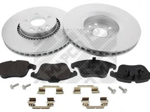 Set frana, frana disc VOLVO S80 II limuzina (AS), FORD GALAXY (WA6), FORD S-MAX (WA6) - MAPCO 47686HPS