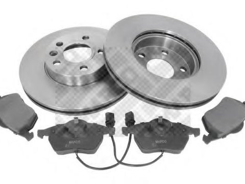 Set frana, frana disc VW SHARAN (7M8, 7M9, 7M6), FORD GALAXY (WGR), SEAT ALHAMBRA (7V8, 7V9) - MAPCO 47669