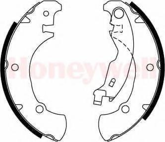 Set frana, frana tambur FIAT BRAVA (182), FIAT BRAVO I (182), FIAT MAREA (185) - BENDIX 381413B