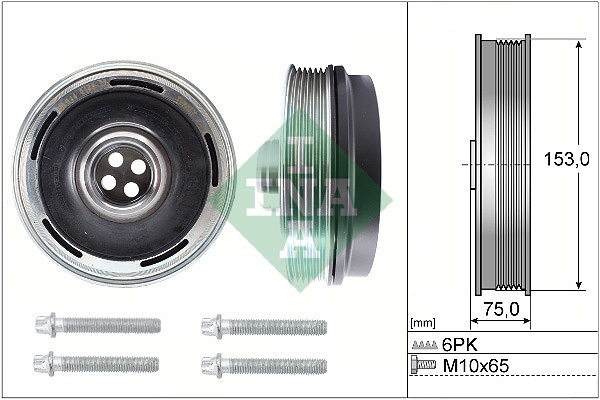 Set fulie, arbore cotit (544016920 INA) BMW,MINI