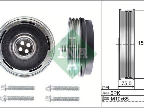 Set fulie arbore cotit 544016920 INA pentru Bmw Seria 2 Bmw X1