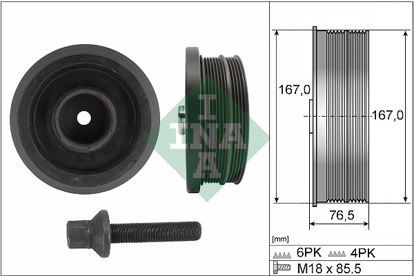 Set fulie arbore cotit # Bmw Seria 1 2007 2008 200