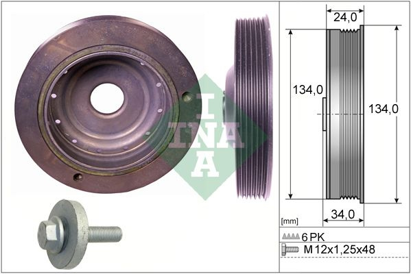 Set fulie arbore cotit # Renault Kangoo 2005 2006 2007 2008 2009 2010 2011 2012 2013 2014 2015 2016 2017 2018 2019 2020 2021 2022 2023 2024 2025 # 544 0091 20 # INA
