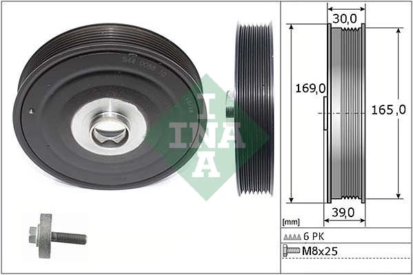 Set fulie, arbore cotit Schaeffler INA 544008820 m