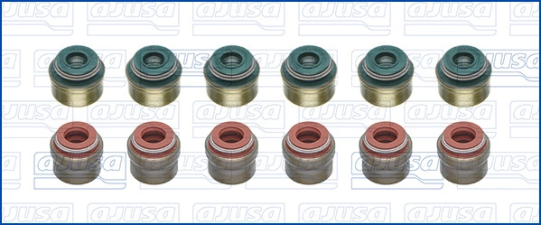 Set garnituri, ax supape AJUSA 57077200 pentru mas