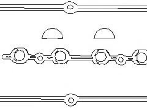 Set garnituri, Capac supape AUDI 90 (8C, B4), AUDI 80 Avant (8C, B4), AUDI 100 limuzina (4A, C4) - TOPRAN 100 271