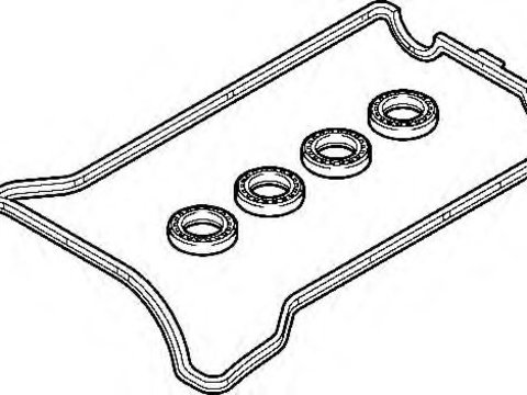 Set garnituri, Capac supape MERCEDES SLK (R170) (1996 - 2004) ELRING 899.917