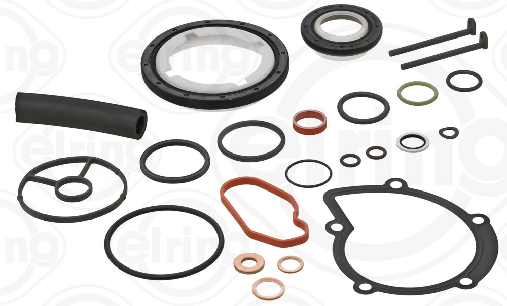 Set garnituri, carter ELRING 572.860 compatibil cu